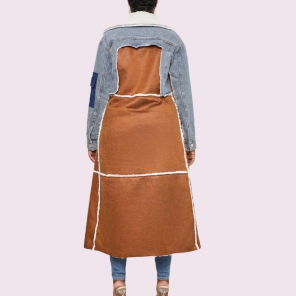 Long Patchwork Jacket - image 3